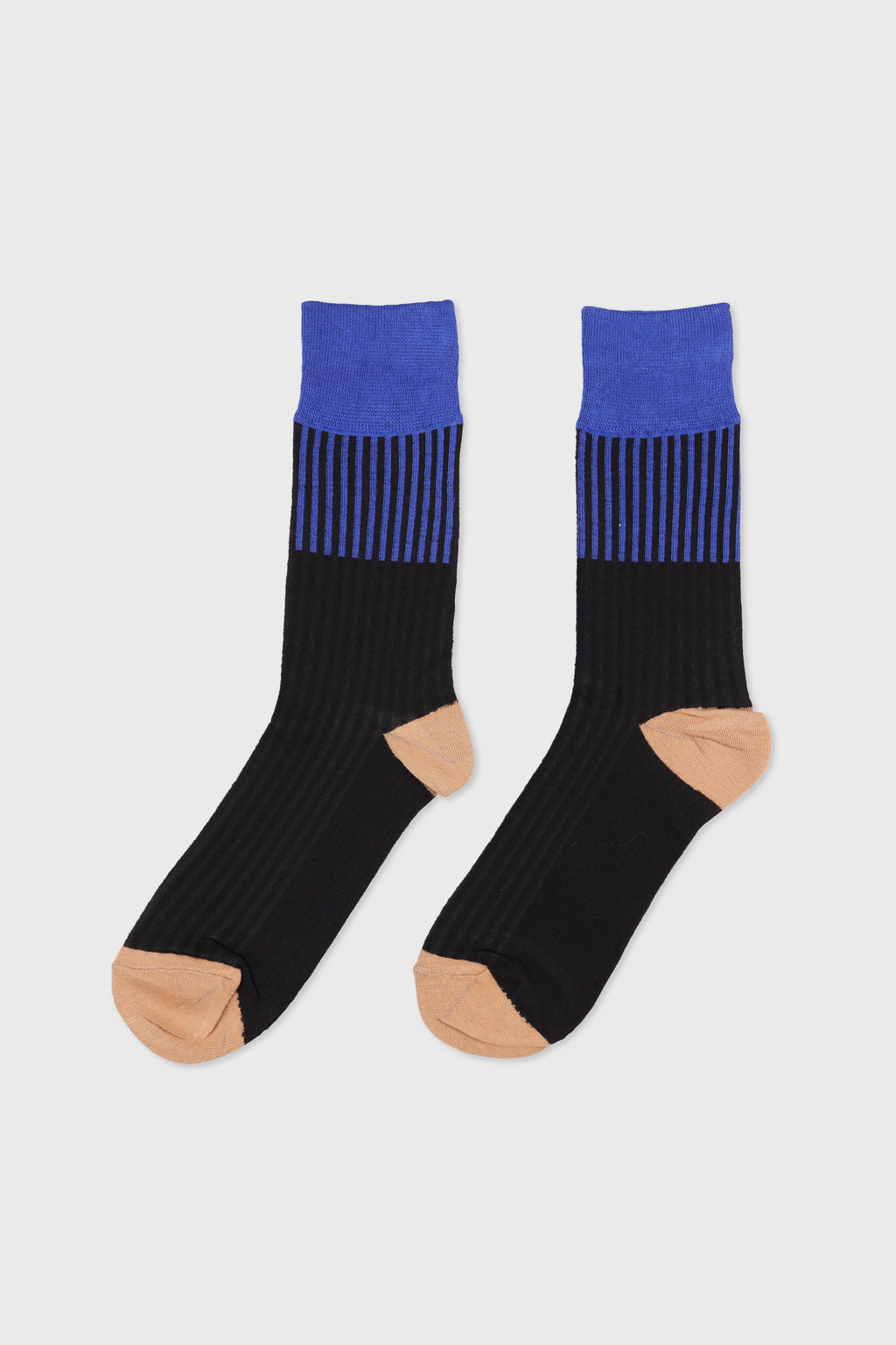 Men's Premium Combed Cotton Colorblock Crew Socks