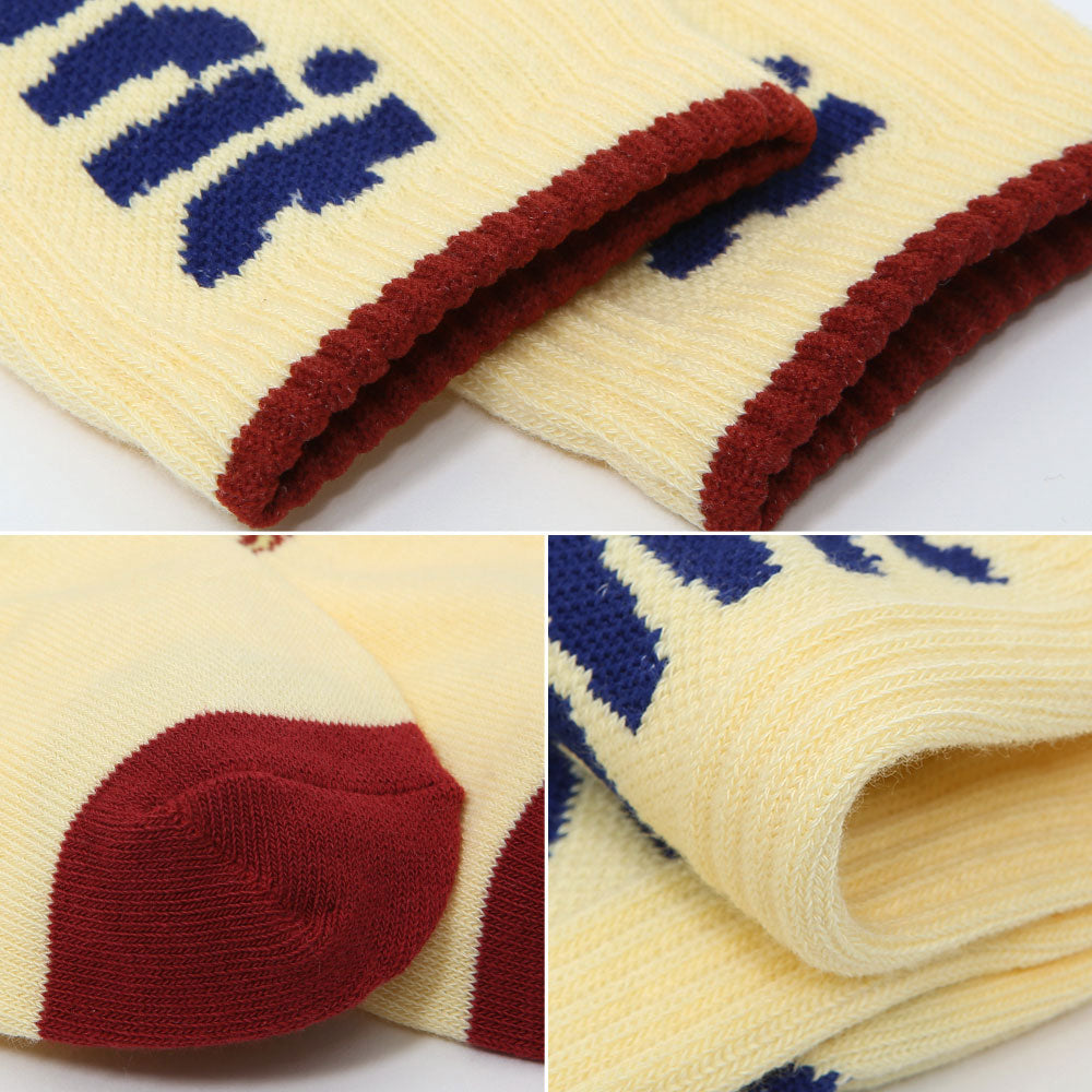 Men's Athletic Ribbed Graphic Crew Socks