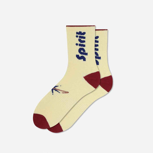 Men's Athletic Ribbed Graphic Crew Socks