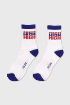Men's Knitted Graphic Sport Crew Socks