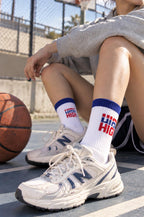 Men's Knitted Graphic Sport Crew Socks