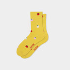 Women's Retro Tomato Graphic Crew Socks | Combed Cotton