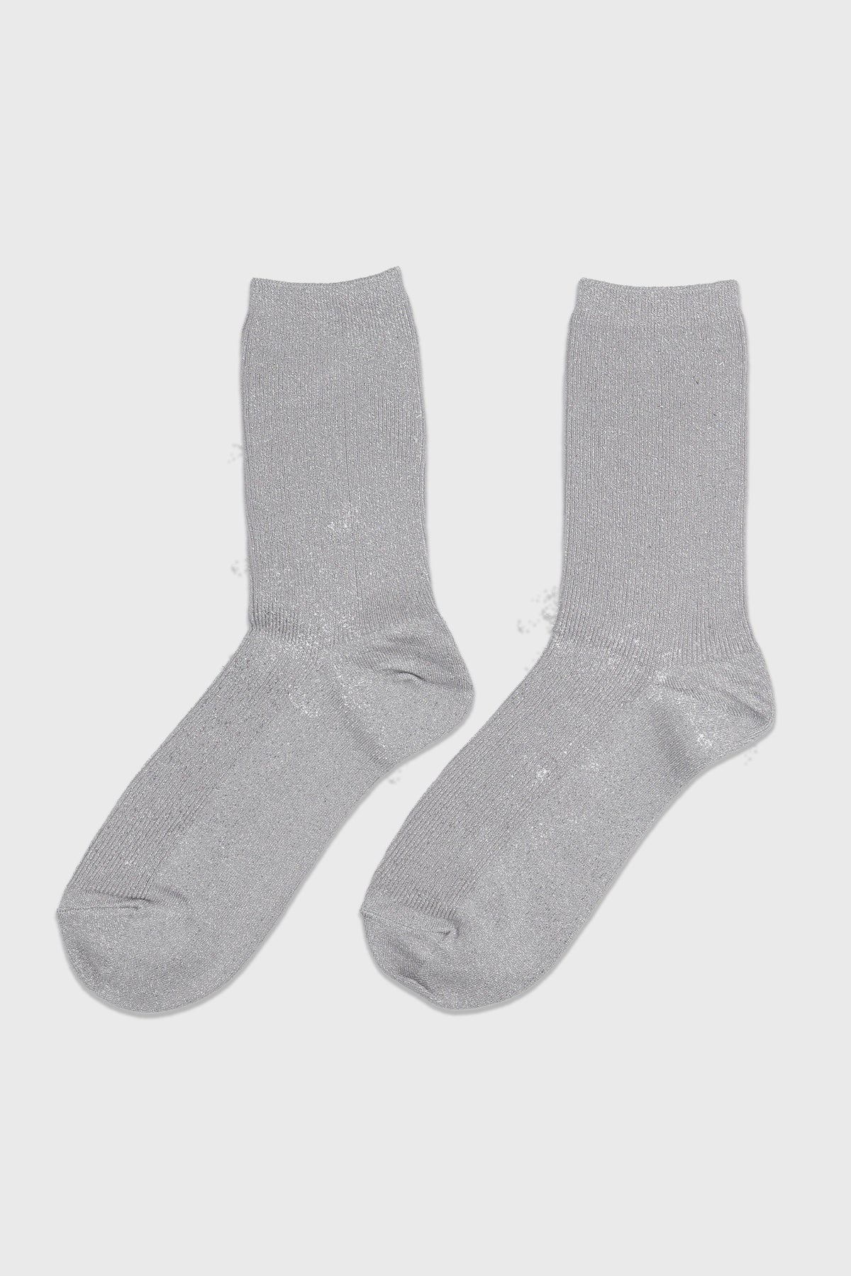 Women's Premium Modal Blend Shimmer Everyday Socks Gray