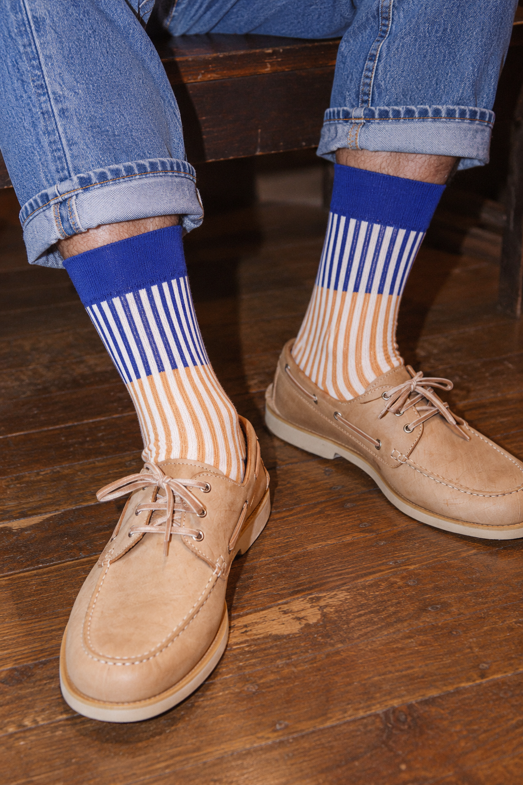 Men's High-Density Knit Argyle Diamond Business Crew Socks