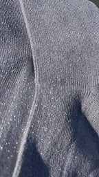 Women's Premium Modal Blend Shimmer Everyday Socks Gray