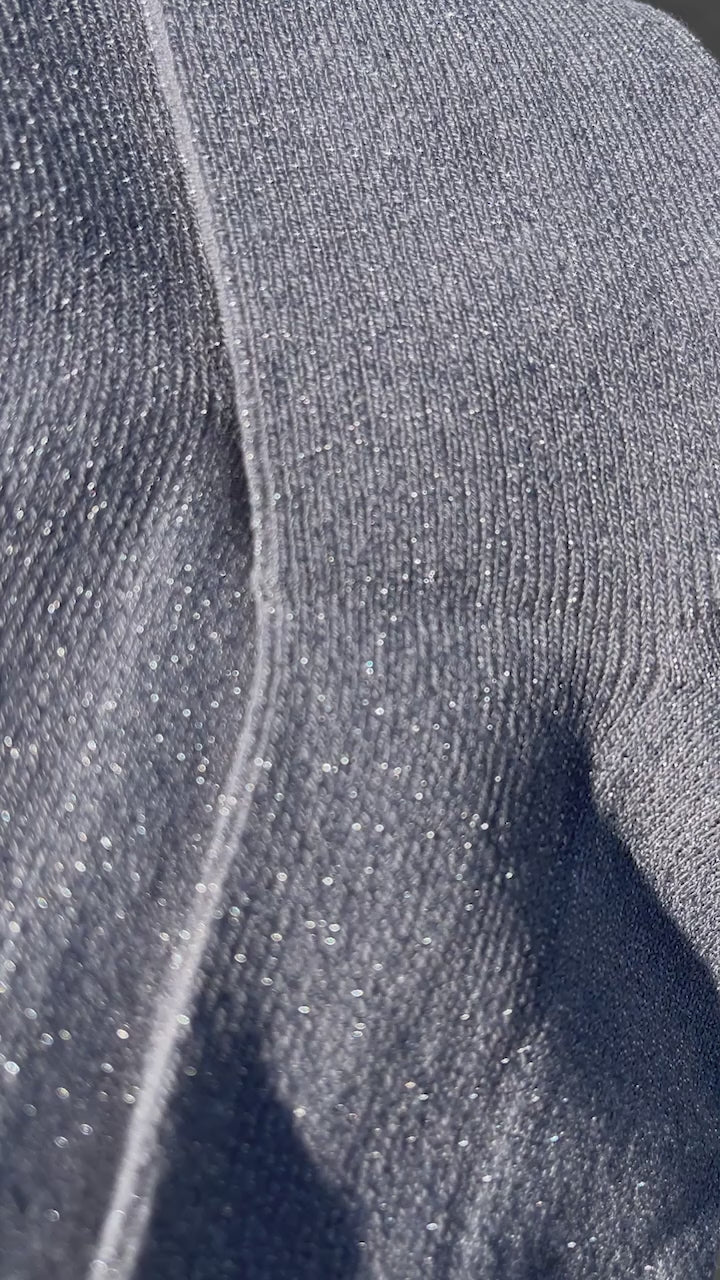 Women's Premium Modal Blend Shimmer Everyday Socks Gray